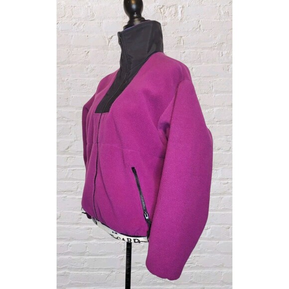 Vtg Columbia 80s Bugaboo Ski Coat MED Gray Purple 2pc Aztec Jacket Retro - Picture 8 of 15